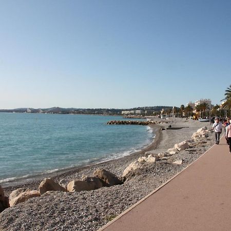 Studio F1 vue mer a 30m des plages Cagnes-sur-Mer Eksteriør billede